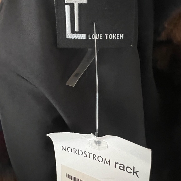 NWT LOVE TOKEN RABBIT FUR JACKET❤️ - Picture 7 of 8